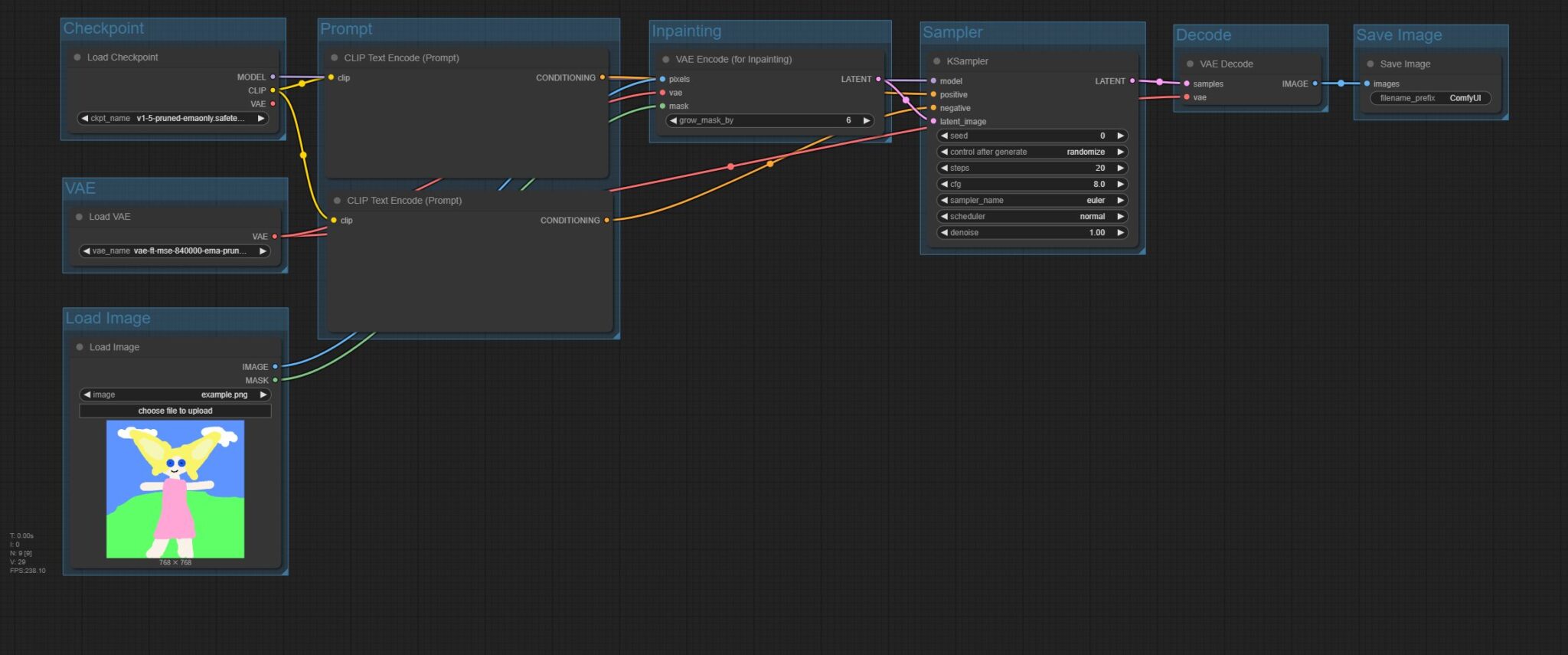 初心者でも簡単!inpaintingで画像の気になる部分を直す方法【ComfyUI】 - ティールブログ